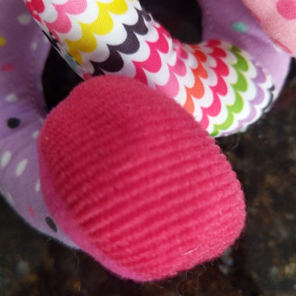 Infantino Spiral Activity Toy Pink Bird Butterfly Baby Rattle - Picture 8 of 15